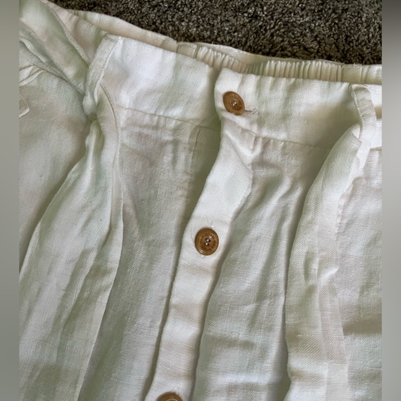 Outland Denim White Linen Skirt - Picture 14 of 16